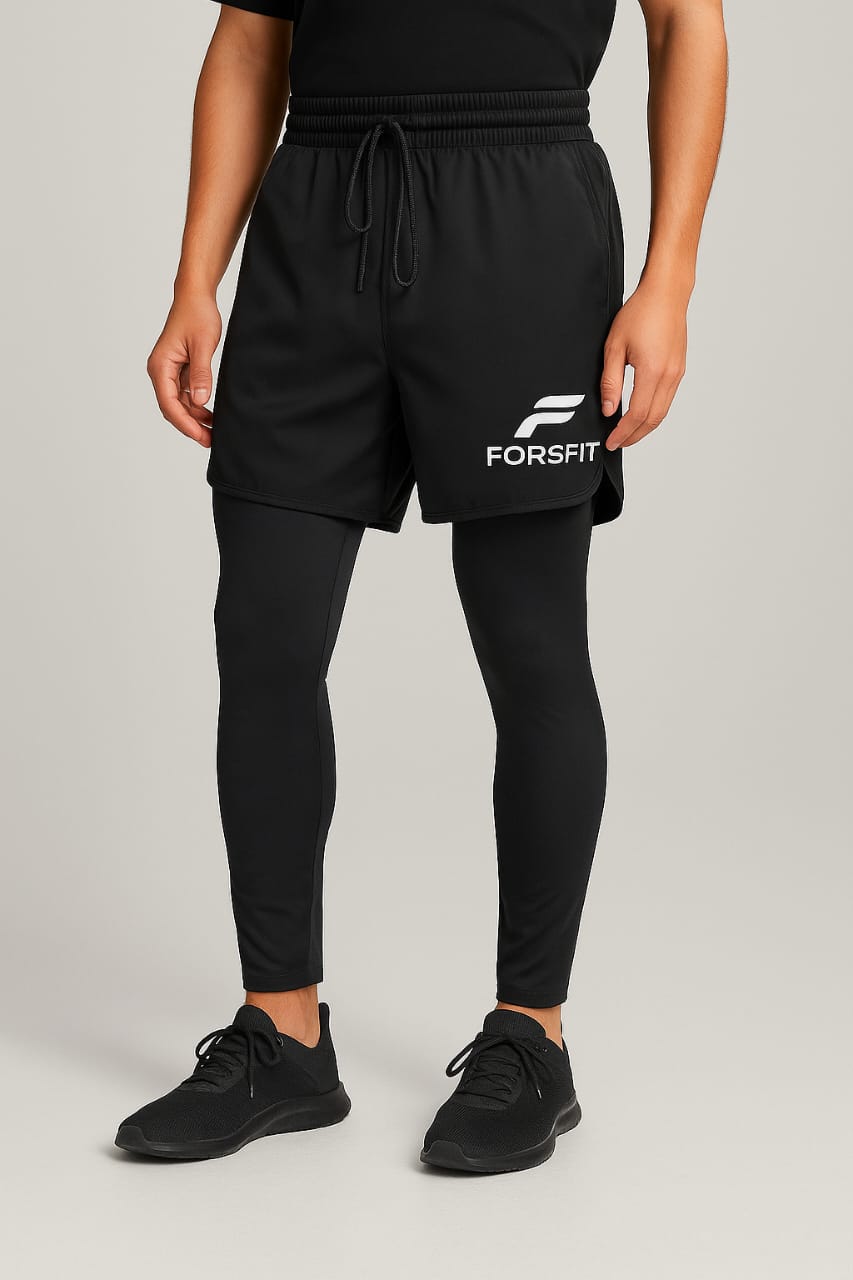 Short 2-en-1 legging intégré